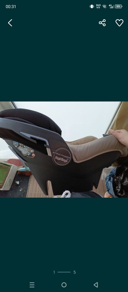 Peg perego коляска 3 в 1