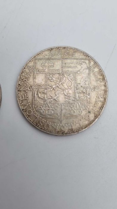 3x moneta srebrna 20 koron czechosłowackich przedwojenne