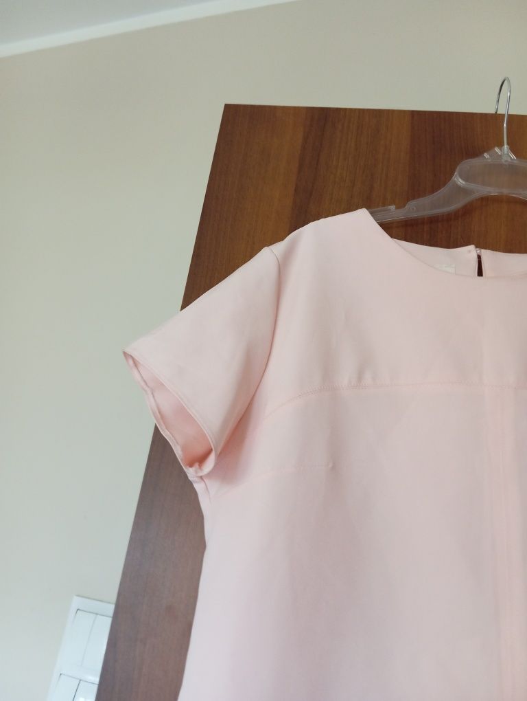 Różowa sukienka wieczorowa elegancka tanio cheap summer lato spring