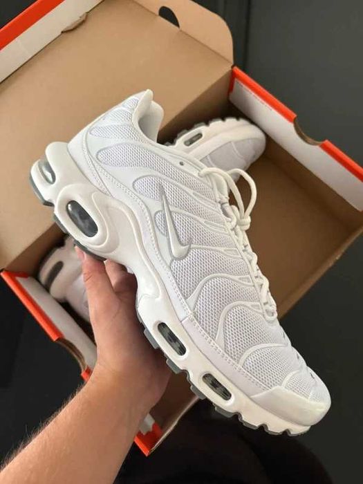 "Buty Trampki" Nike_Air_Max_Plus_TN_Triple_White R.38