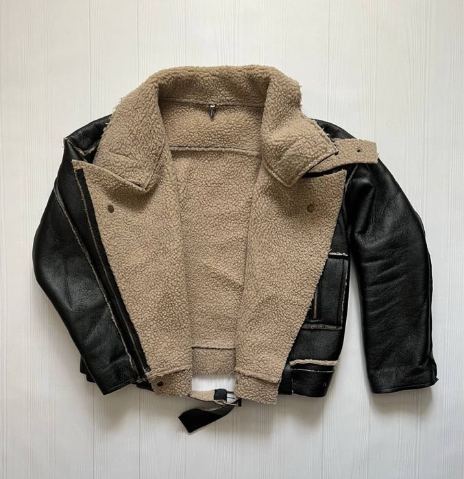 Женская куртка косуха на меху