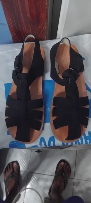 Nr,sandálias confortáveis preta