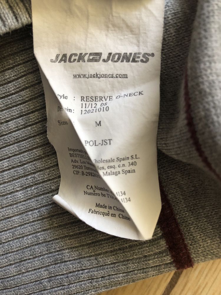 Bawełniany sweter Jack & Jones M