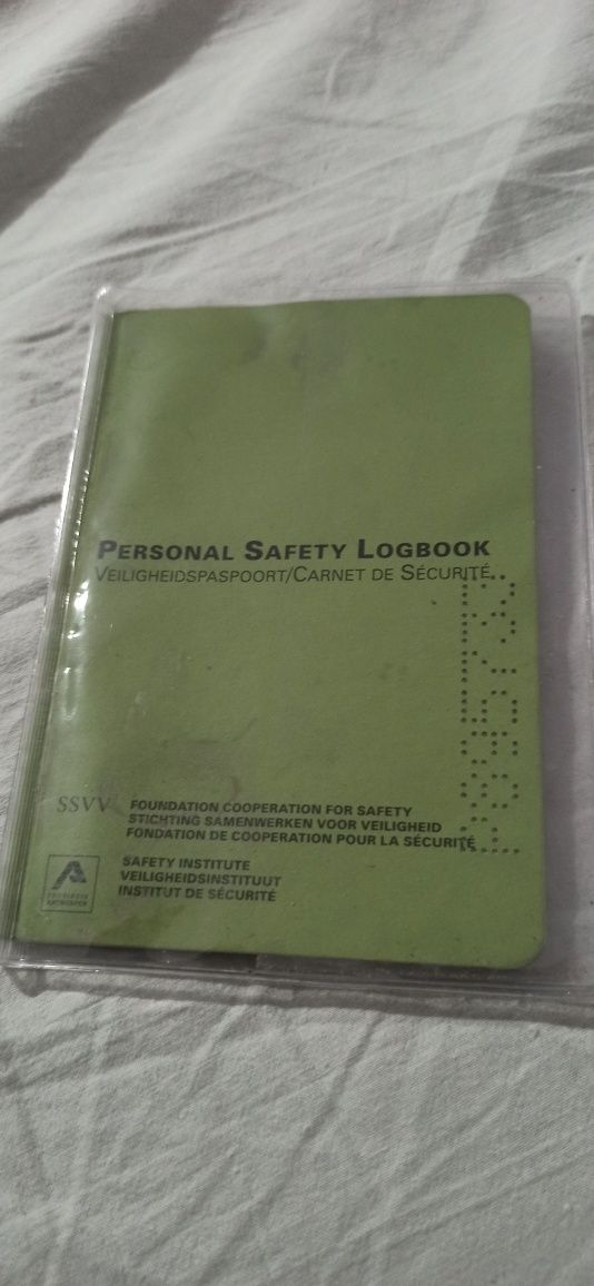 Paszport Bezpieczeństwa SCC Personal Safety Logbook