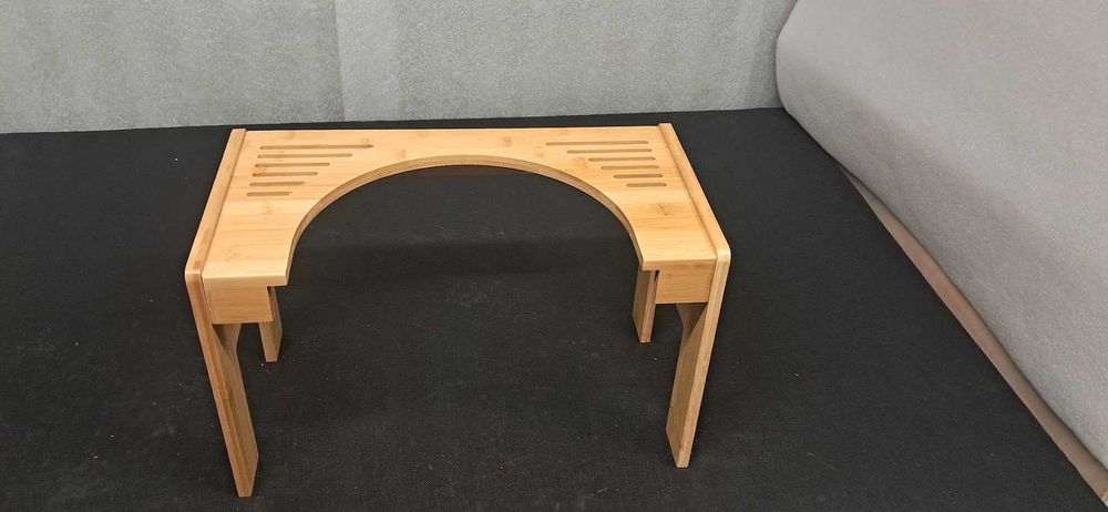Taboret toaletowy podpórka  Drewno BAMBUS