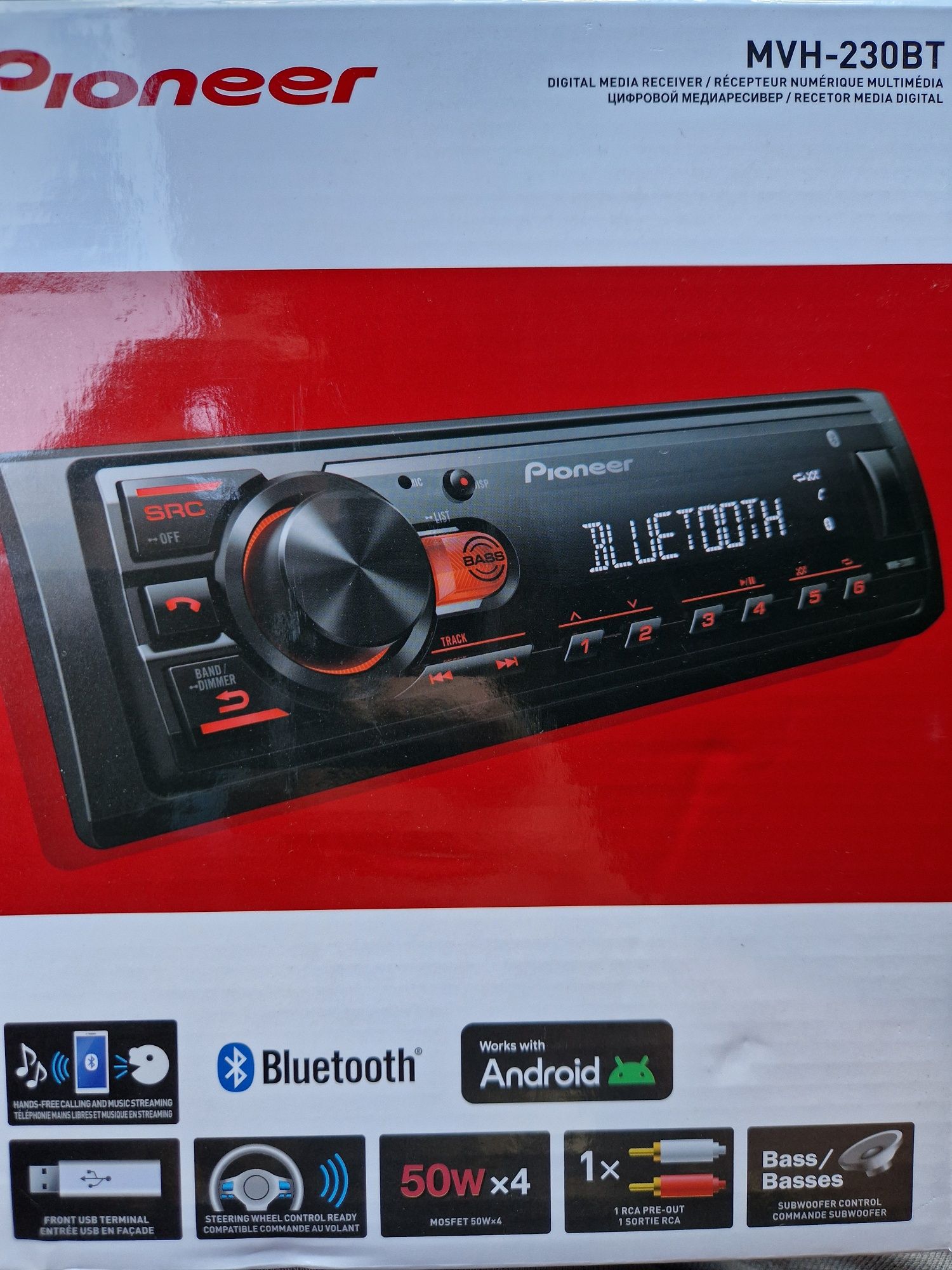 Radio Samochodowe Pioneer Bluetooth