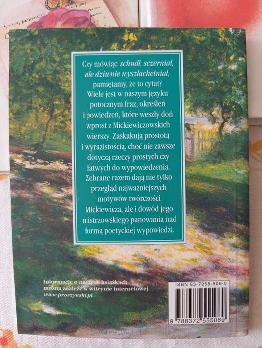 Myśli zdania i uwagi Mickiewicz