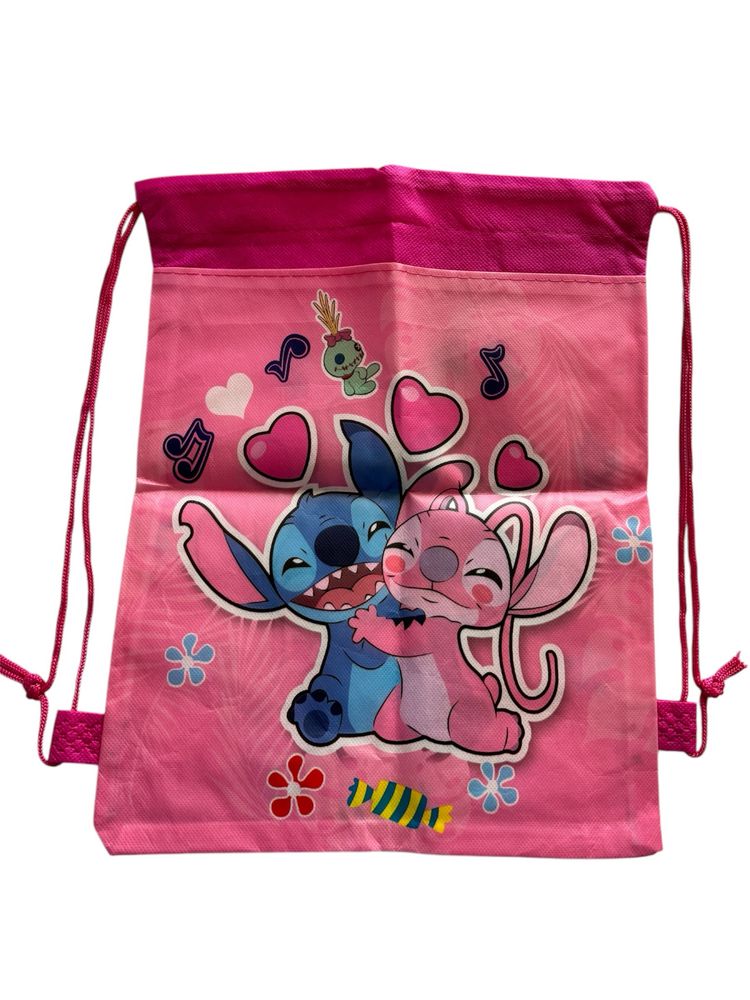 Worek na obuwie lub strój gimnastyczny z motywem Stitch