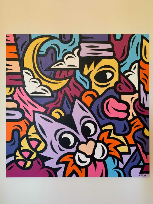 Quadro do conhecido pintor The Caver