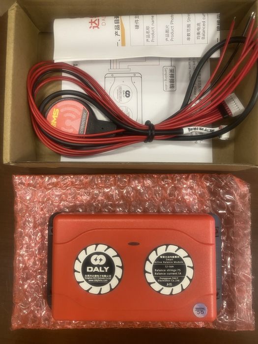 Активний балансир Daly 6-7s 24V 1A з BT адаптером