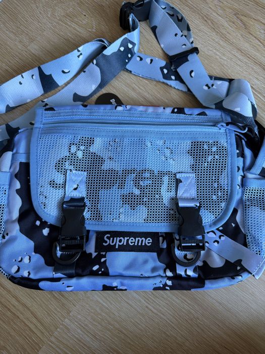 Supreme shoulder bag waist bag SS20 blue moro cordura