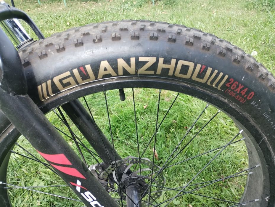 Rower fatbike XSD Shimano amortyzatory koło 26x4.0