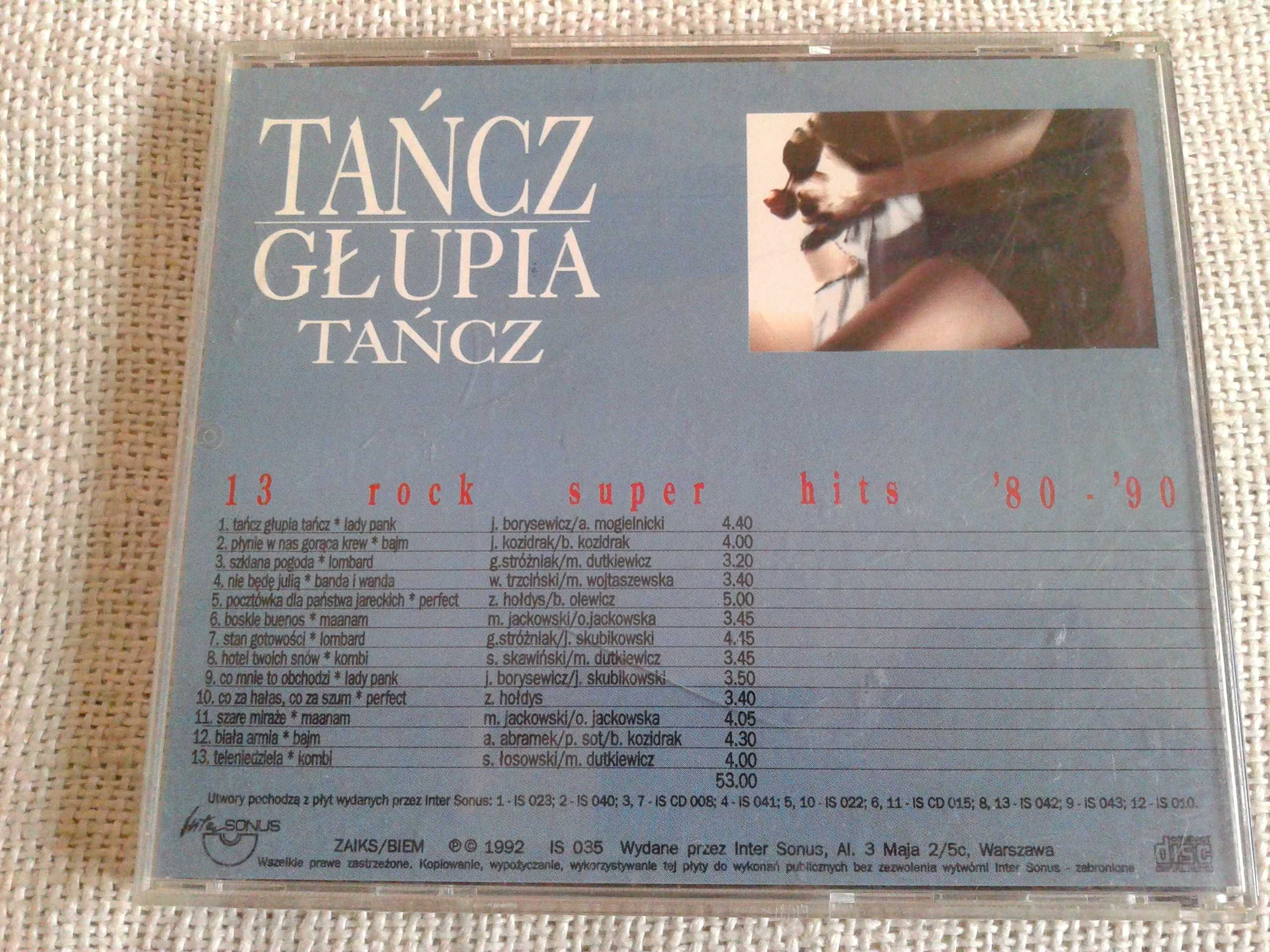 Tańcz głupia tańcz   CD