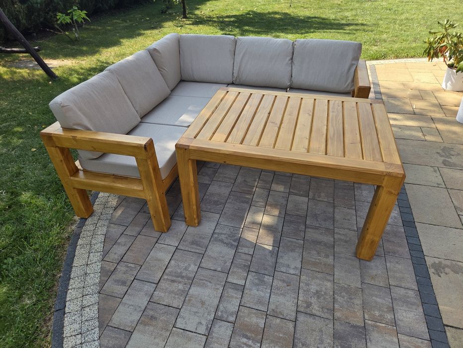 Meble ogrodowe, tarasowe drewniane