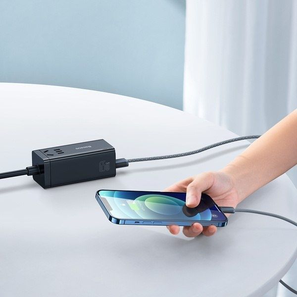 Кабель з чіпом Baseus USB to Lightning / iPhone / 2.4A / 1M