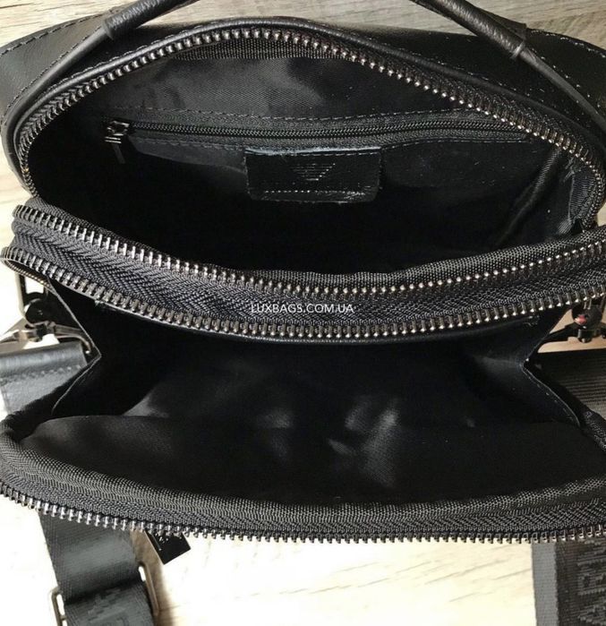 Мужская кожаная сумка Armani Армани