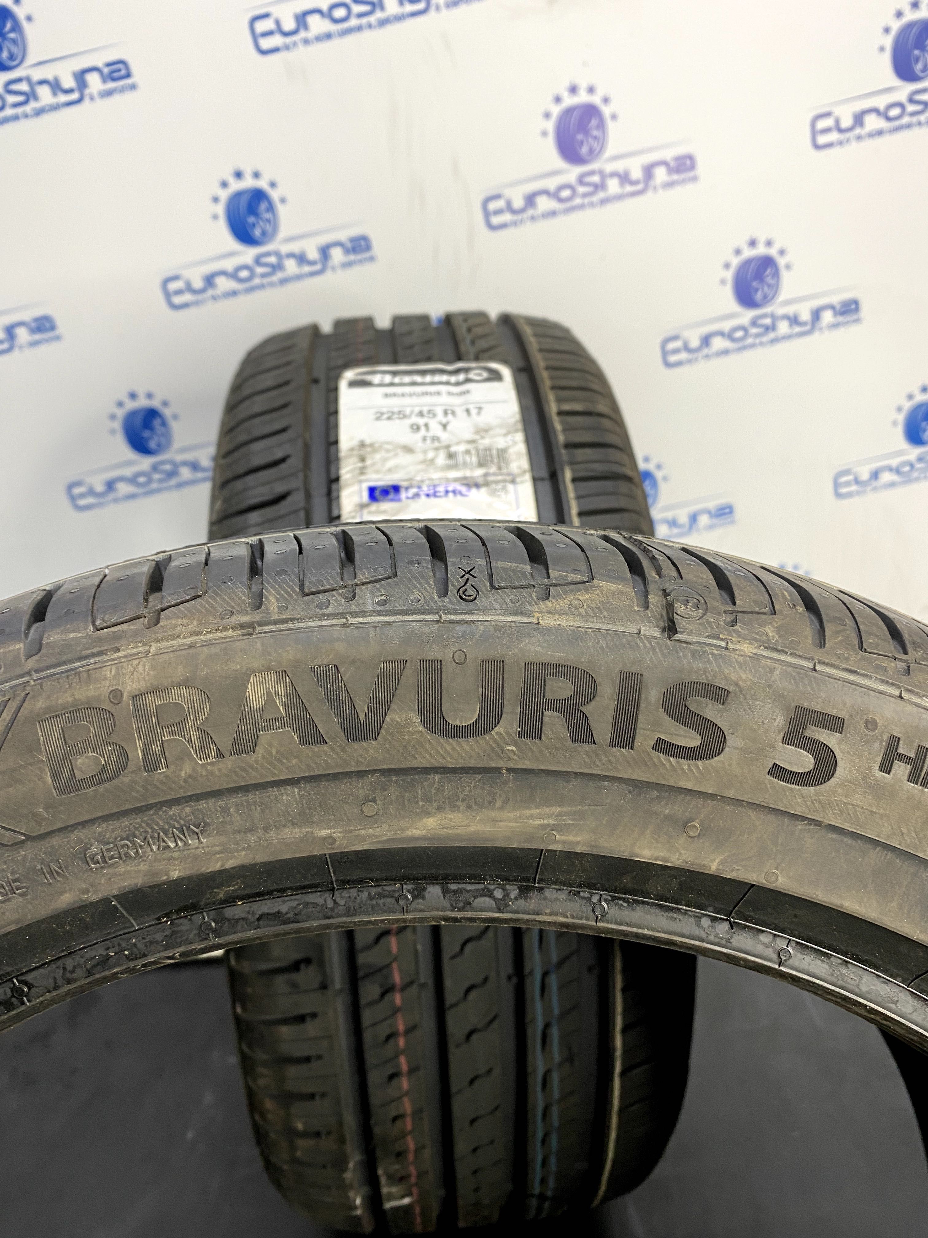Літні шини 225 45 R17 91Y Barum Bravuris 5.Germany