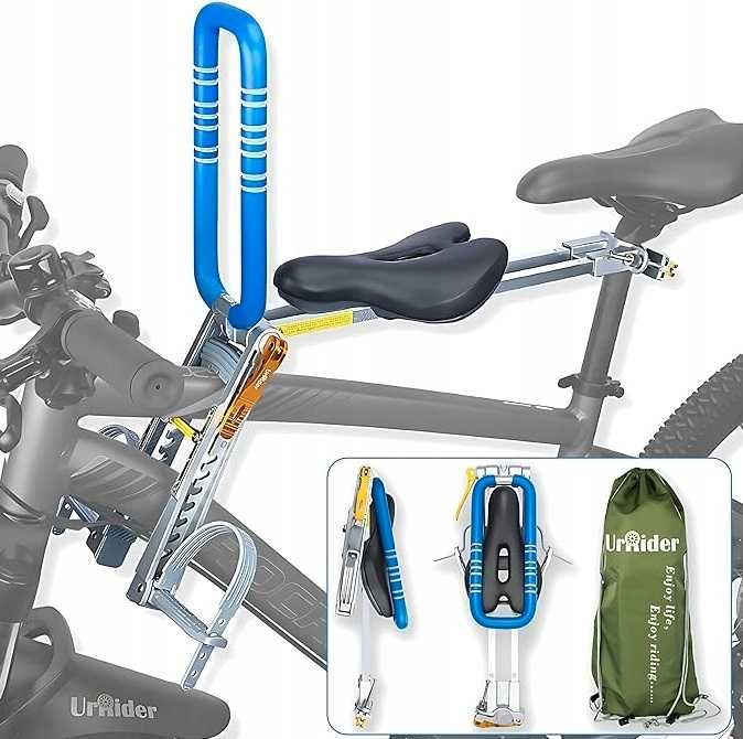 UrRider Fotelik rowerowy dla dzieci składany ultralekki przenośny 2-6