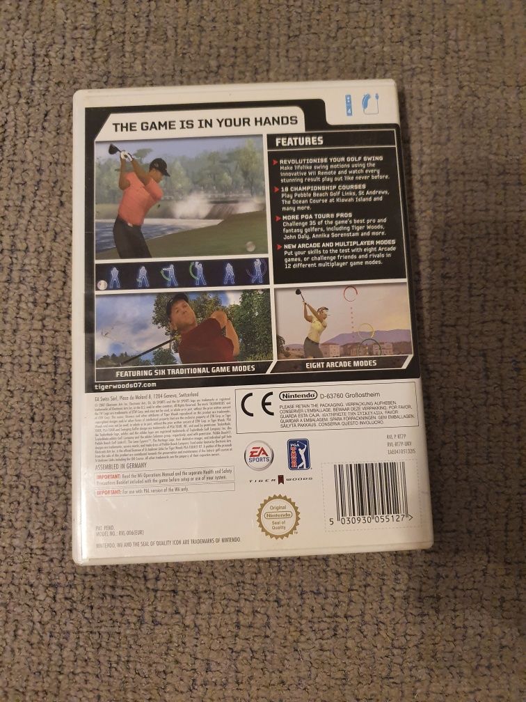 Gra tiger woods pga tour 07 Nintedno Wii