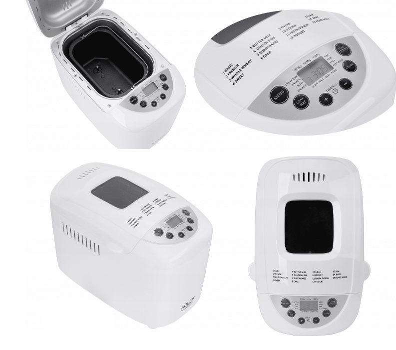 Wypiekacz do chleba Adler AD 6019 biały 850 W