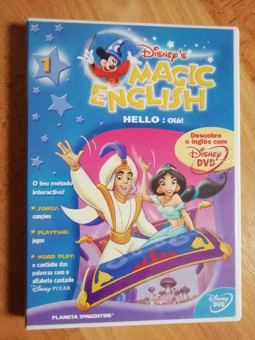 Coleção de DVDs Magic English, da Disney (Novos)