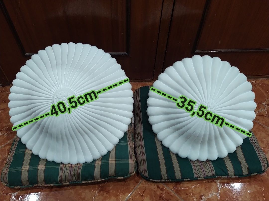Candeeiro em gesso tecto decorativo casa quarto apartamento vivenda.