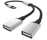 Adapter USB C na USB podwójny