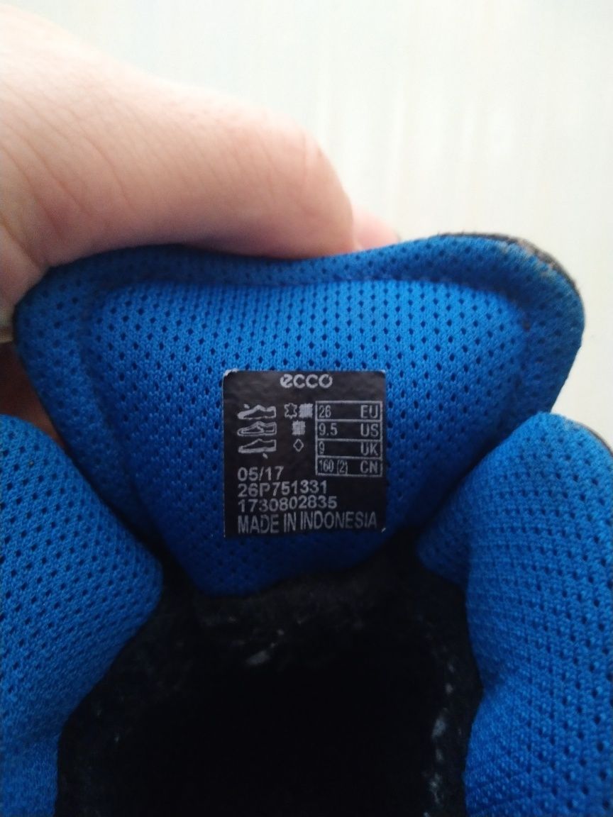 Buciki zimowe Śniegowce ECCO na Gore-Tex Rozmiar 26 wkładka 16 cm