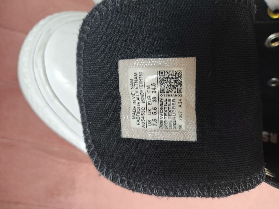 Converse Chuck Taylor Platform Star Studded Lift 38 czarne