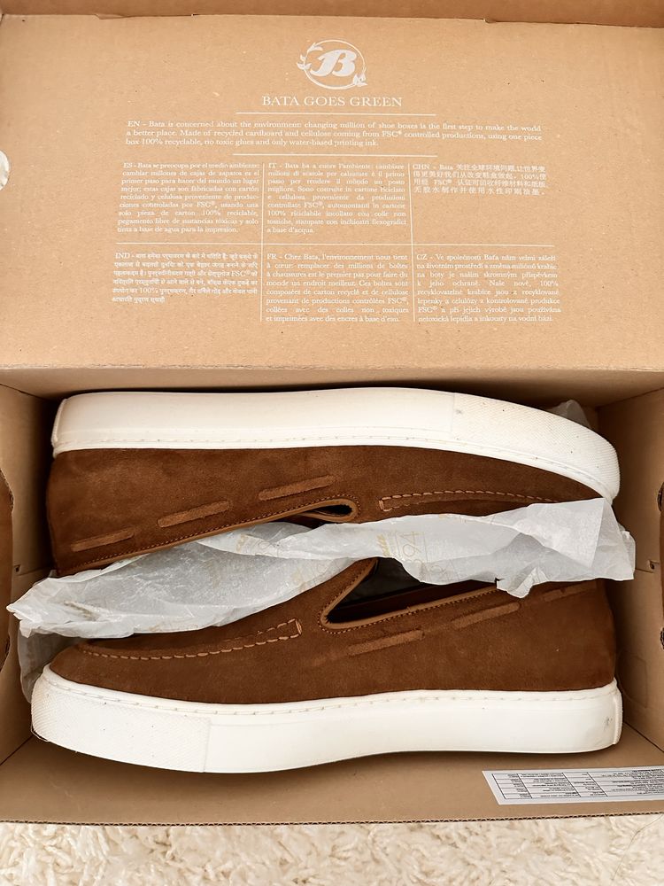 Сліпони чоловічі BATA red label нові, р.43