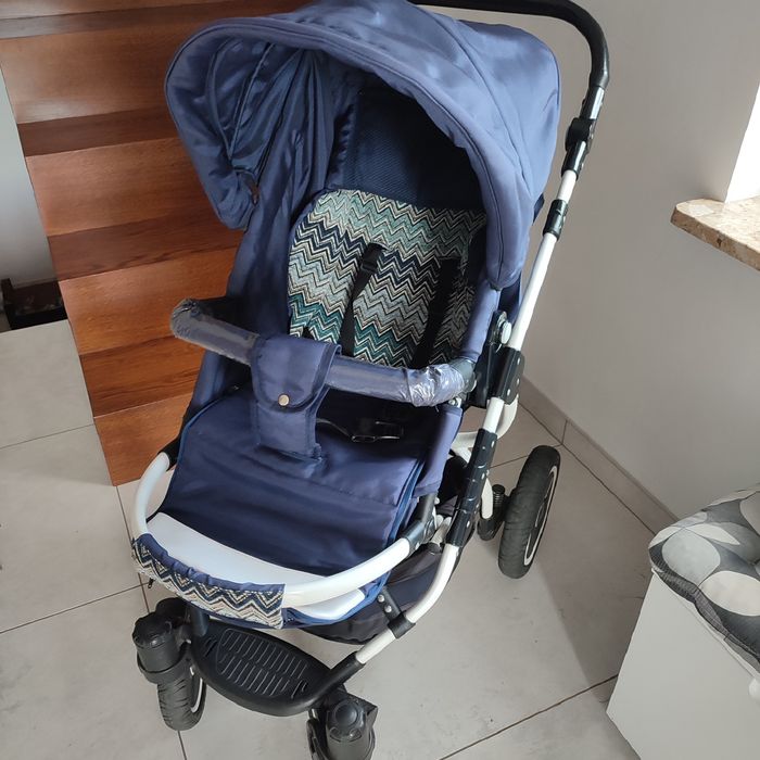 Wózek 2w1 LONEX gondola i spacerówka+akcesoria