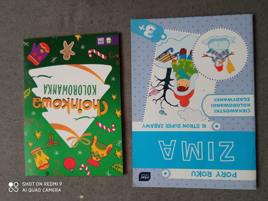 Zestaw świątecznych kolorowanek