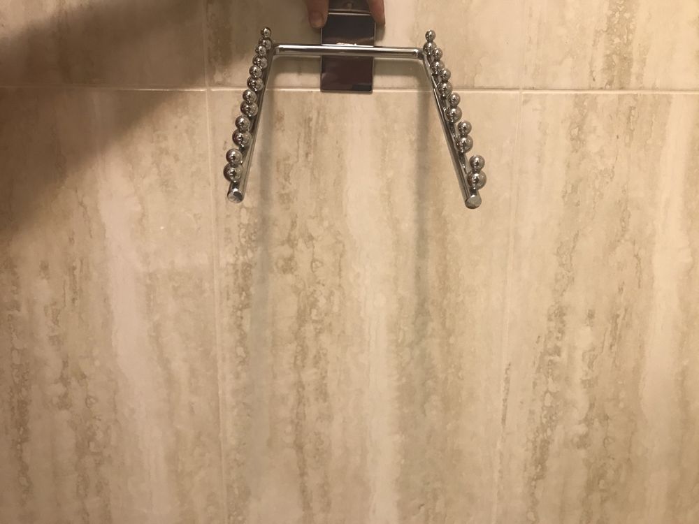 Новая вешалка для ванной, хромирований металл