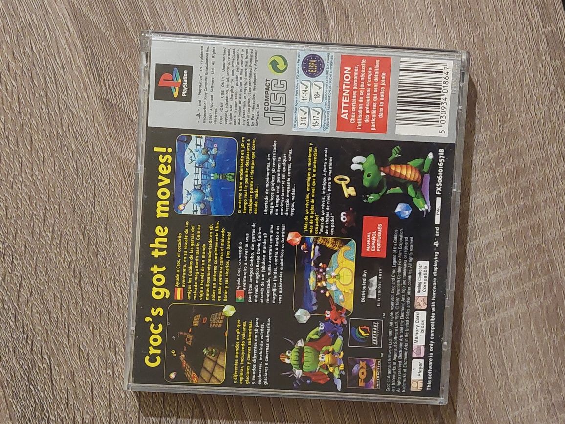 Jogo - PS1 CROC legend