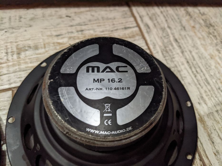 Динамики Mac Audio MP 16.2, 16-е динамики в авто.