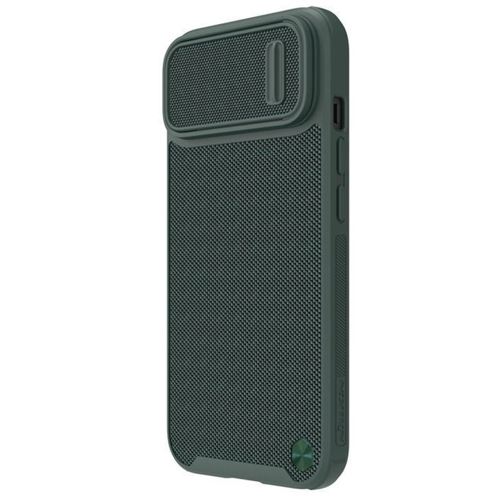 Nillkin Textured S Case etui iPhone 14 Plus pokrowiec zielony