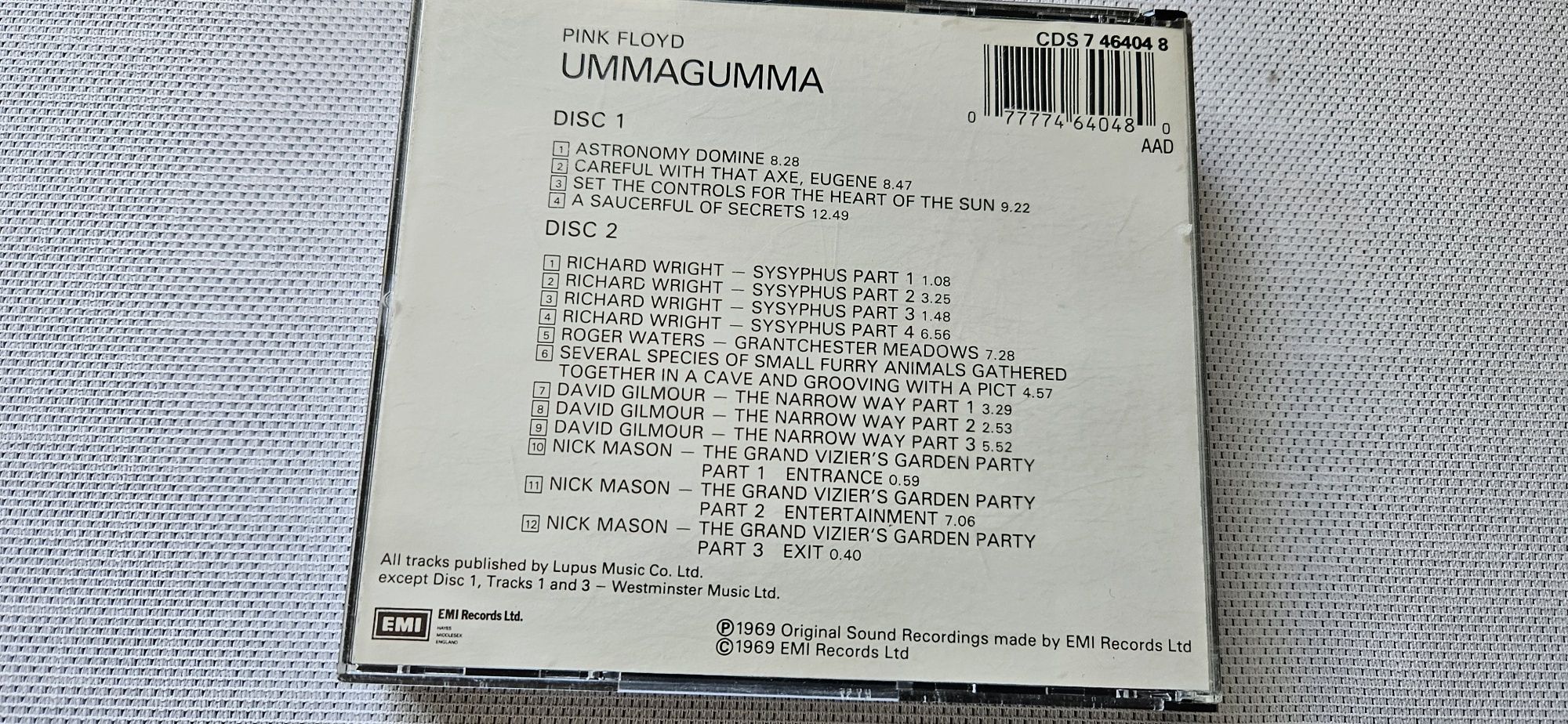 Pink Floyd  - Ummagumma. 2 x cd.