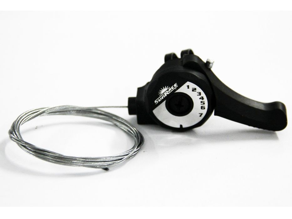 Sunrace manetka 7-rz biegowa dźwignia prawa przerzutka zestaw pancerz