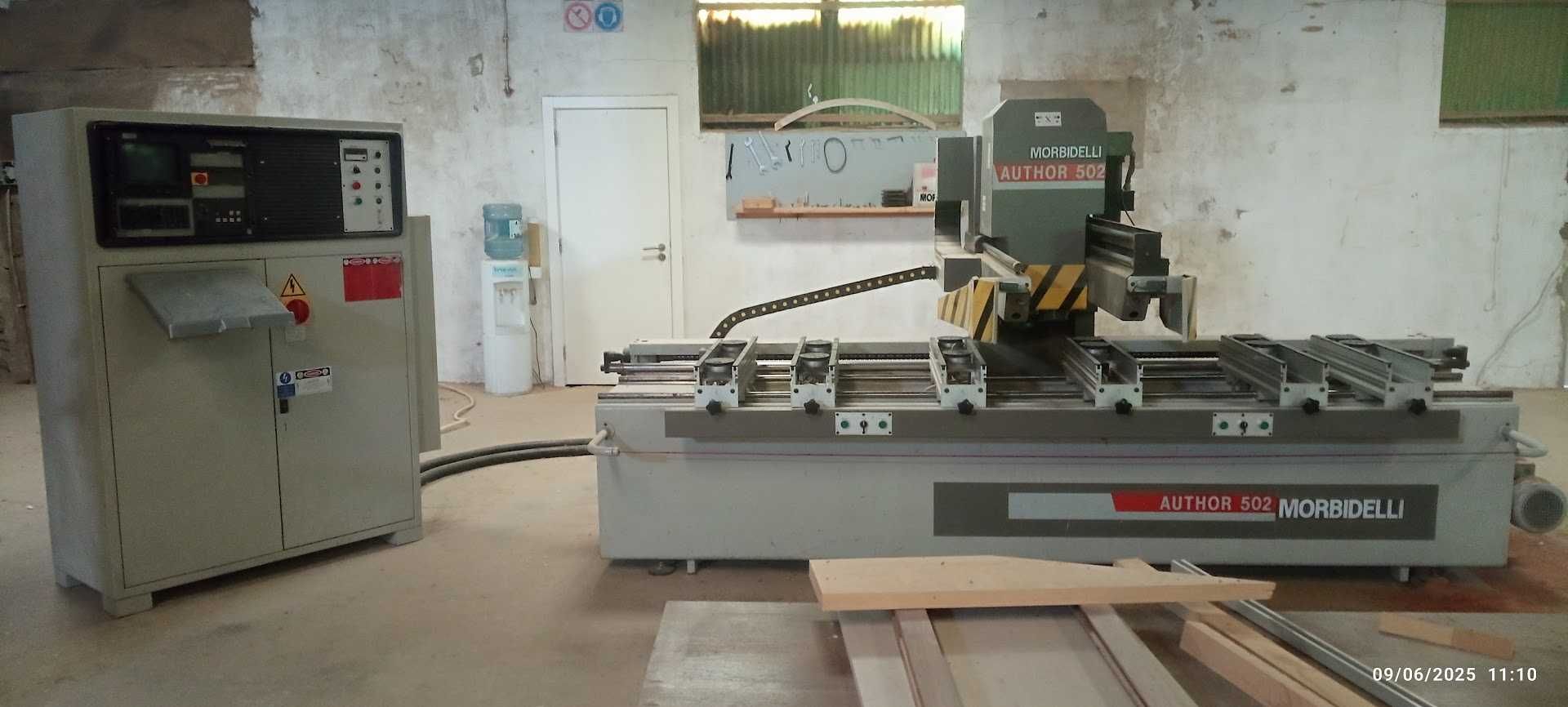 CNC Morbidelli Author 502 a funcionar bem