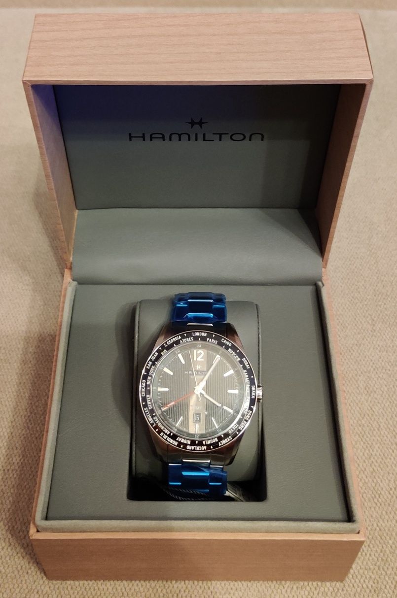 Zegarek Hamilton Broadway GMT Edition ( nowy, gw. )