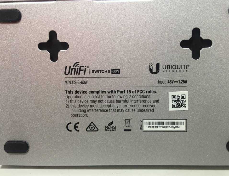 Коммутатор Ubiquiti UniFi Switch 8-60W