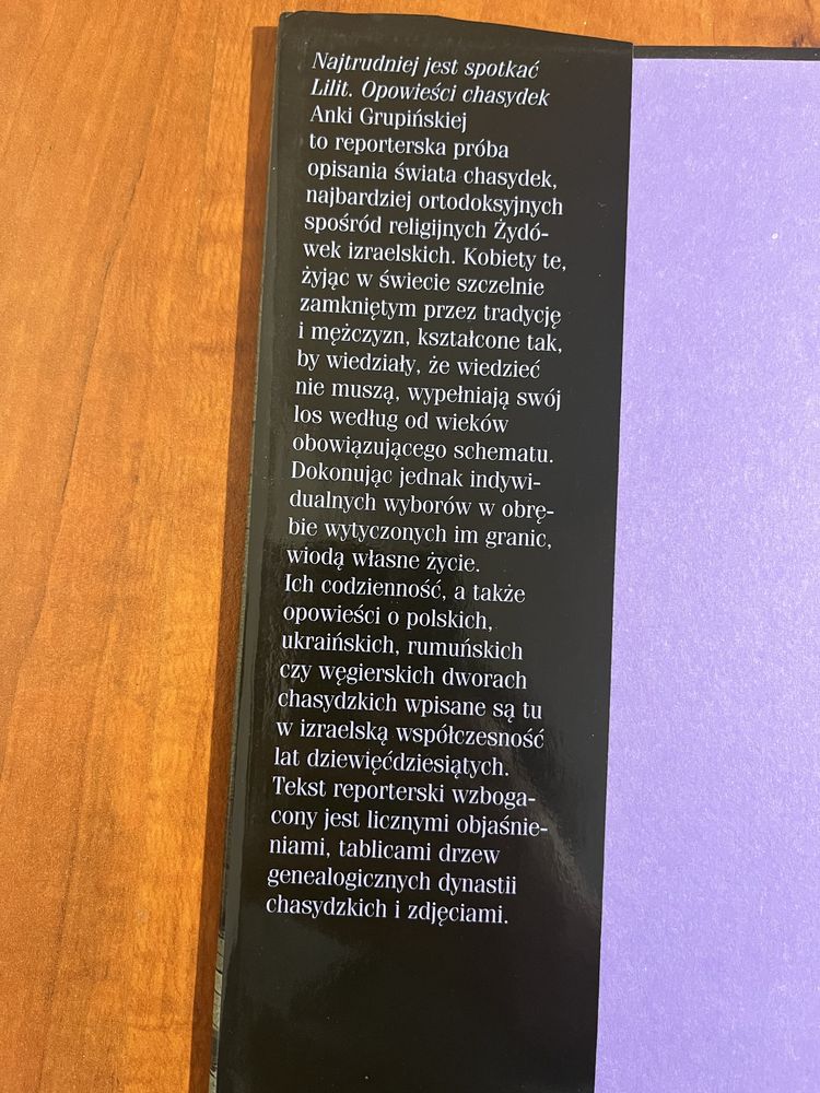 Najtrudniej jest spotkać Lilit - Anka Grupińska