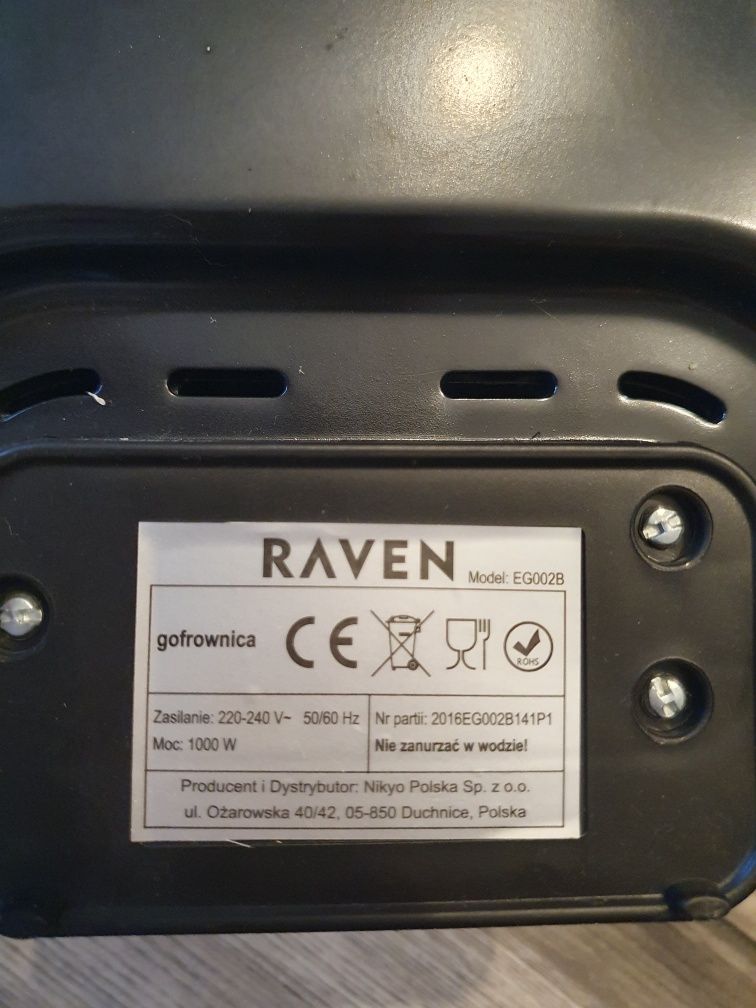 Gofrownica Raven EG002B