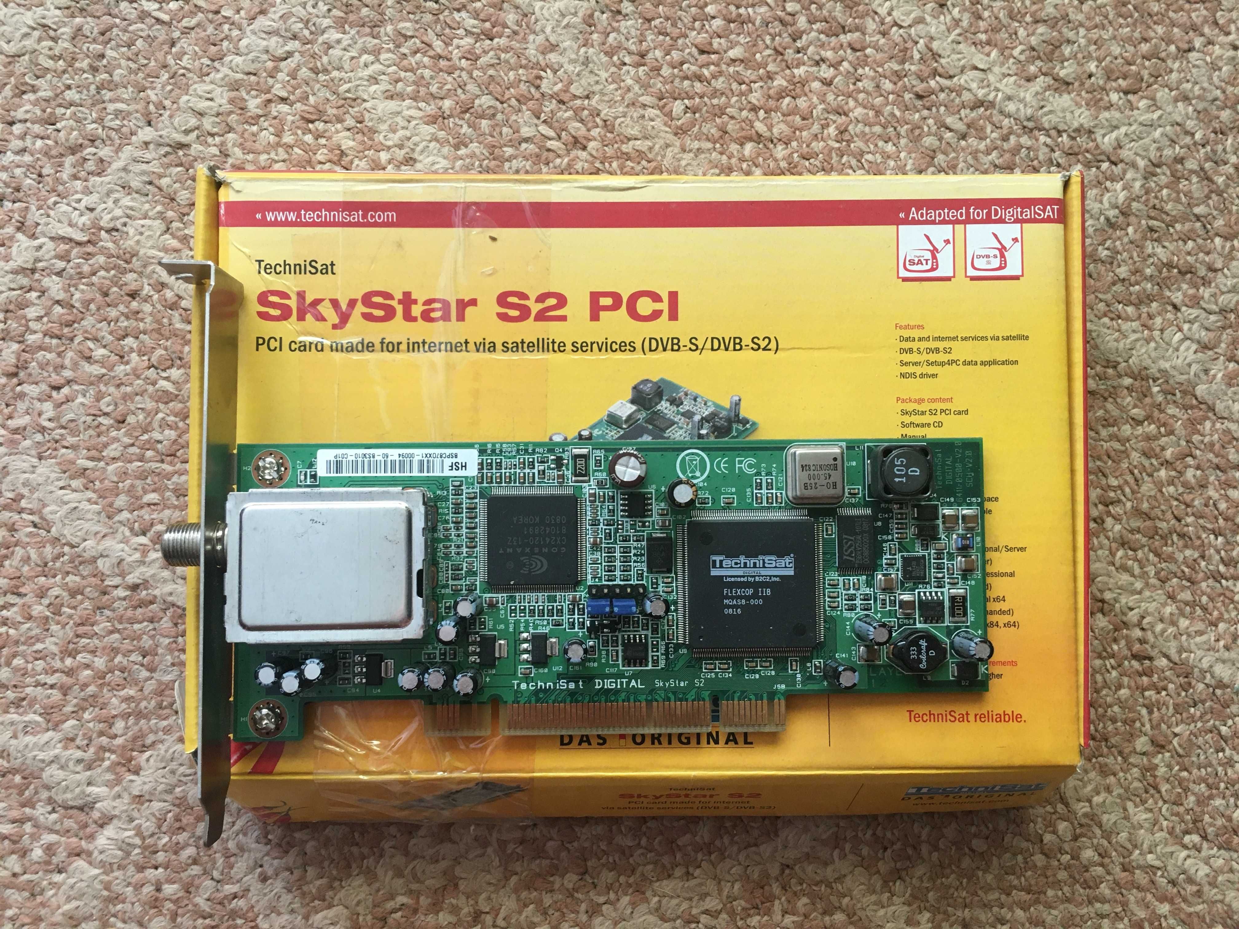 Супутниковий тюнер SkyStar S2 PCI Full HD 4K