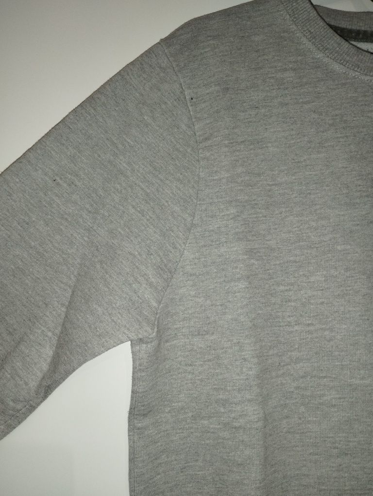 Sweatshirt Cinza com Bolso