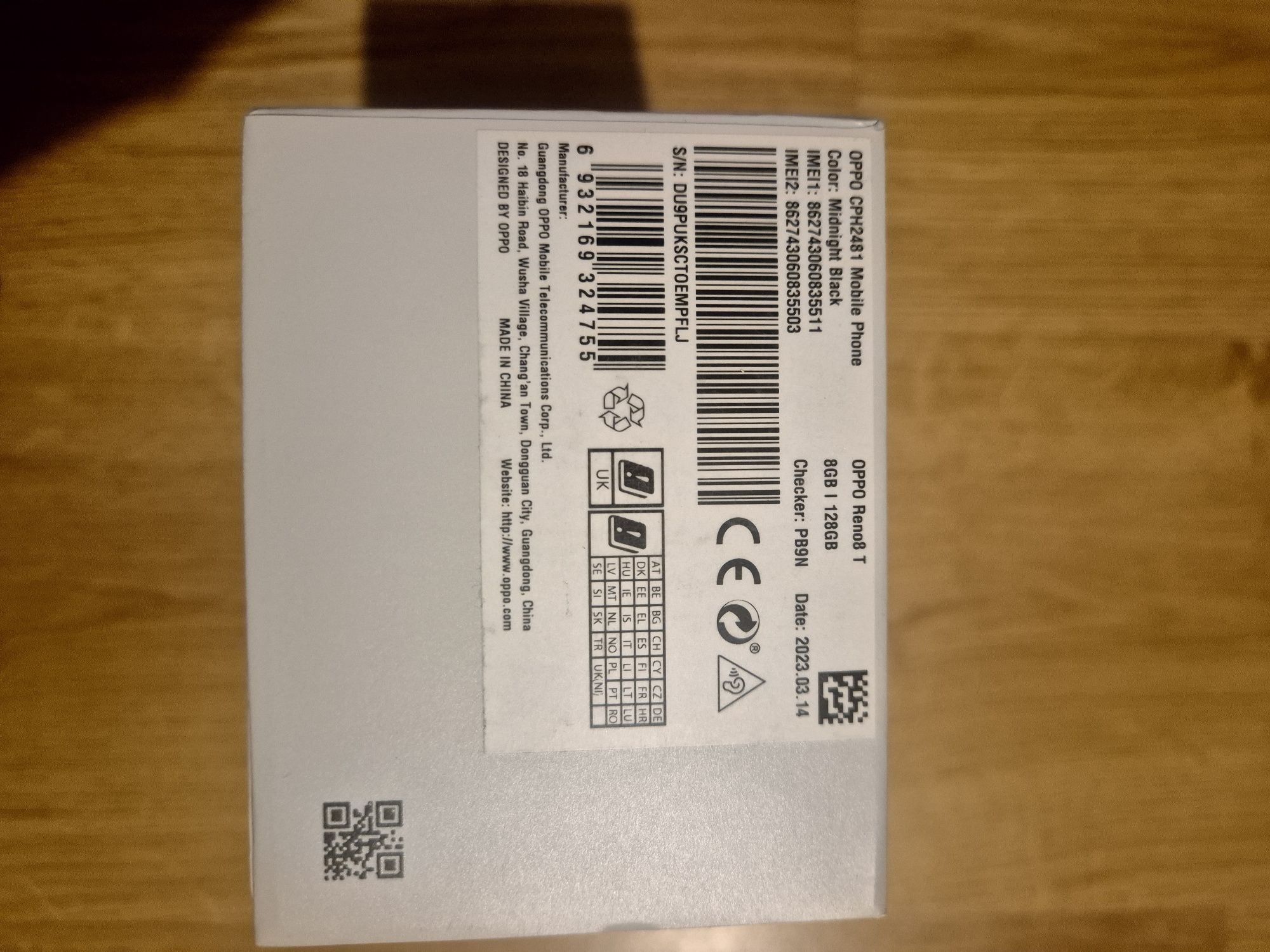 OPPO Reno8 T, sprawny, zero uszkodzeń