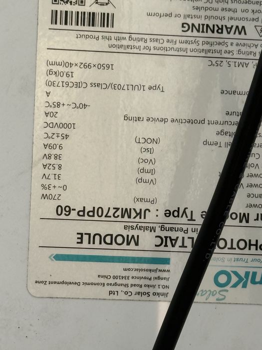 Paineis solares(3) 280w/270w