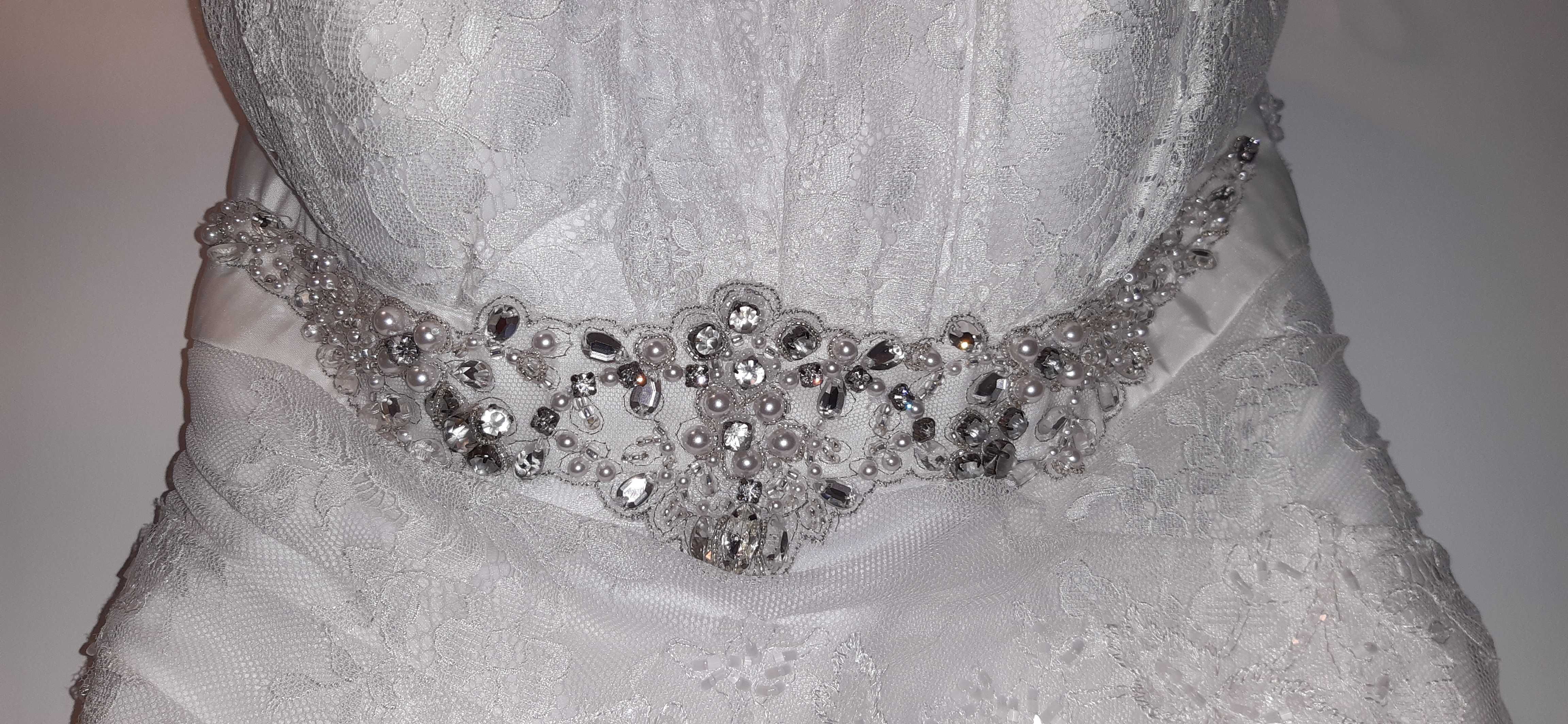Suknia Ślubna biała MS Moda Sienna 36/38