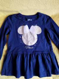 Bluza 122 + legginsy myszka Minnie Miki Disney + legginsy Lindex 110