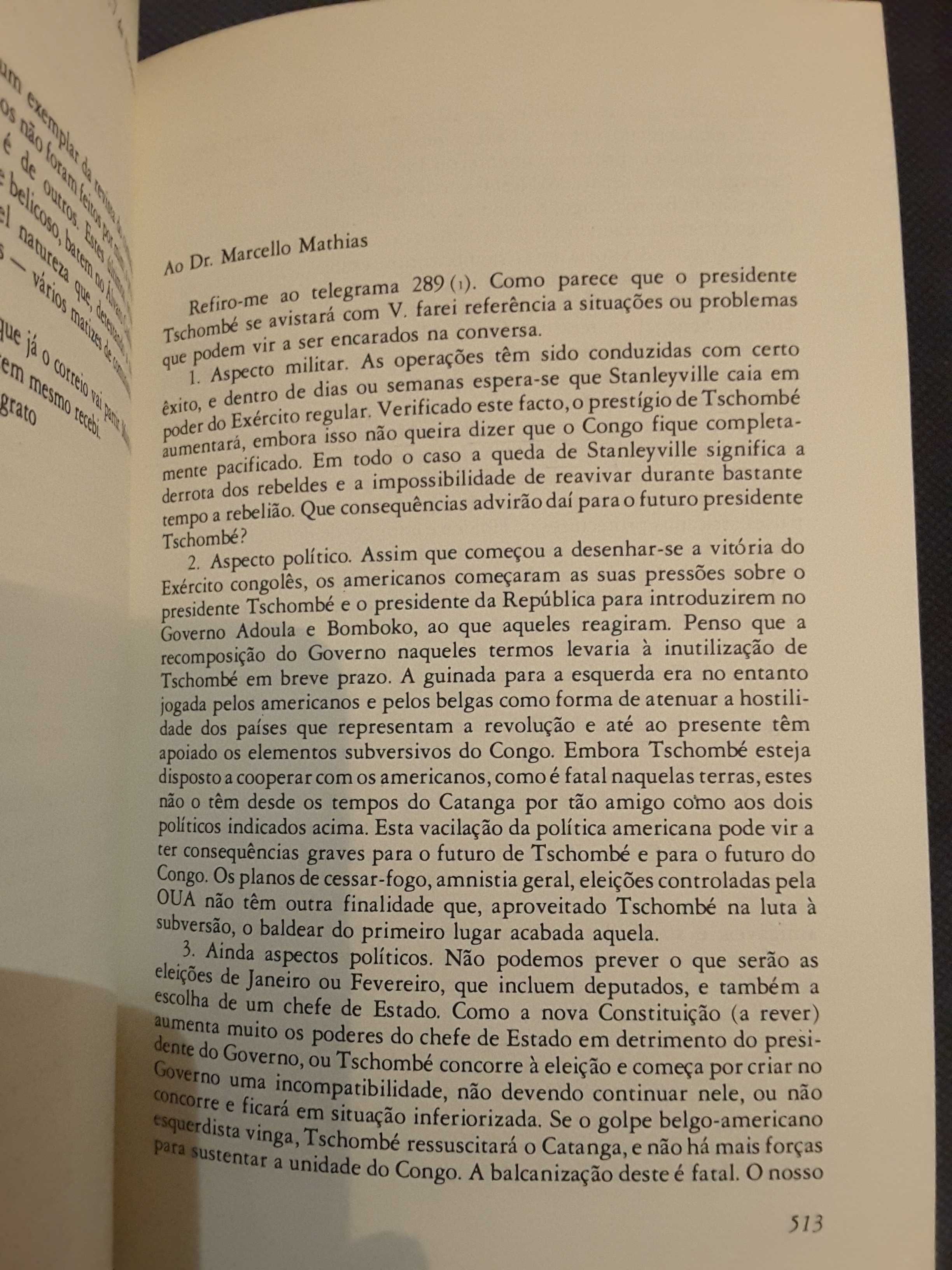 Legislação Financeira (Salazar) / M. Mathias-Salazar Correspondência